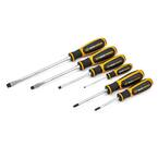 6 Pc. Phillips/Slotted Dual Material Screwdriver Set