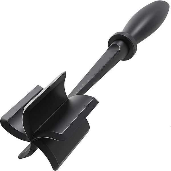 Premium Nylon Black Heat-Resistant Non-Stick Hamburger Smasher Meat Chopper