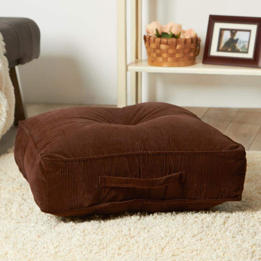 Omaha Bitter Deluxe Microfiber 21" Square Floor Pillow