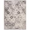 SAFAVIEH Madison Silver/Grey 12 ft. x 15 ft. Border Floral Medallion ...