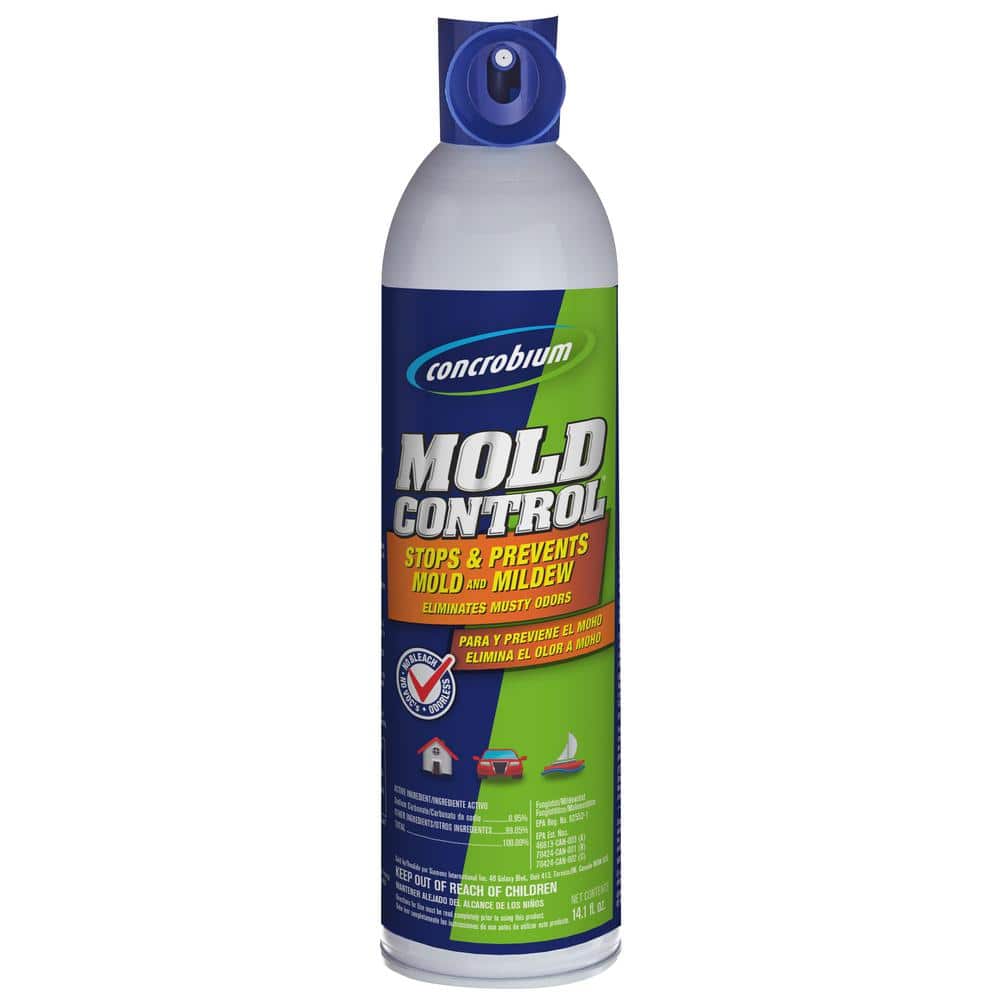 Concrobium Mold Control - Mold and Mildew Remover- Household 32 oz. Sprayer  Cleaner for the Elimination and Prevention of Mold, Mildew, and Musty  Odors- Effective Inhibitor on Hard and Fabric Surfaces- Bundled