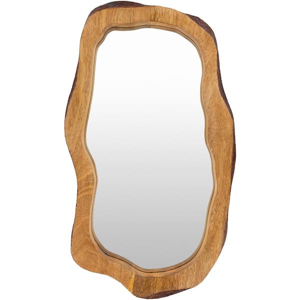 Livabliss Edge 20 in. x 12 in. Bron Framed Decorative Mirror