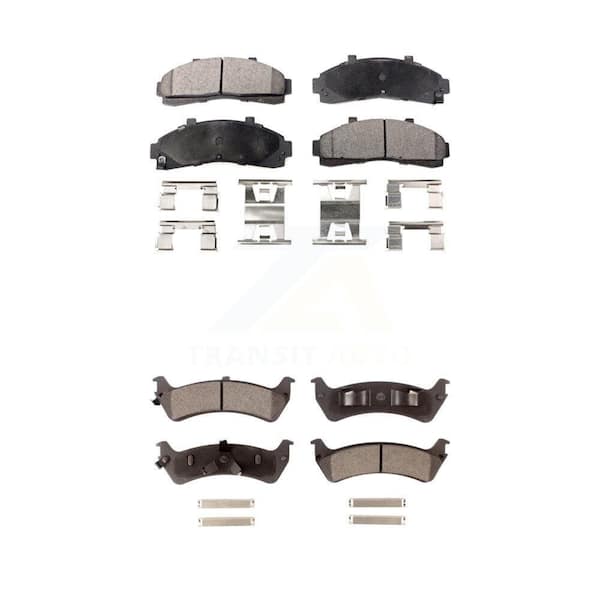 TEC Front Rear Ceramic Brake Pads Kit For Ford Ranger Explorer Mercury Mountaineer KTC-100352