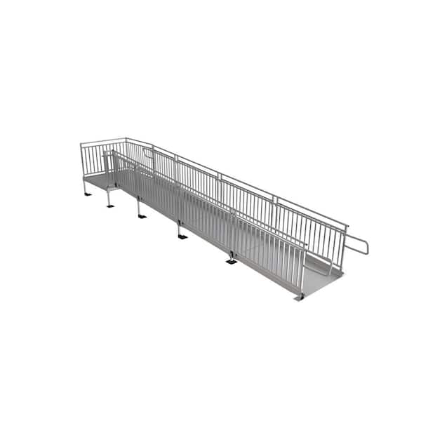EZ-ACCESS PATHWAY HD 22 ft. Aluminum Code Compliant Modular Wheelchair Ramp System