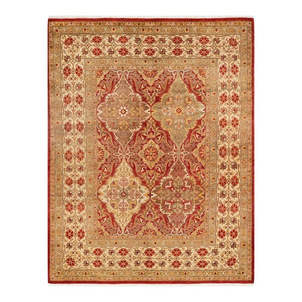 Solo Rugs Mogul One-of-a Kind Traditional Orange 5 ft. 4 in. x 6 ft. 9 in. Oriental Area Rug