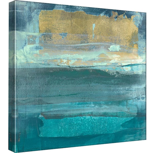 PTM Images 15 in. x 15 in. ''Indigo Evening 1'' Printed Canvas Wall Art