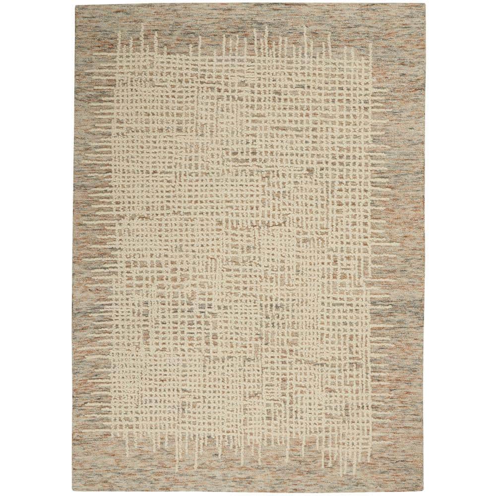 Vail Beige/Multi 4 ft. x 6 ft. Contemporary Area Rug price history on PriceWatchPro