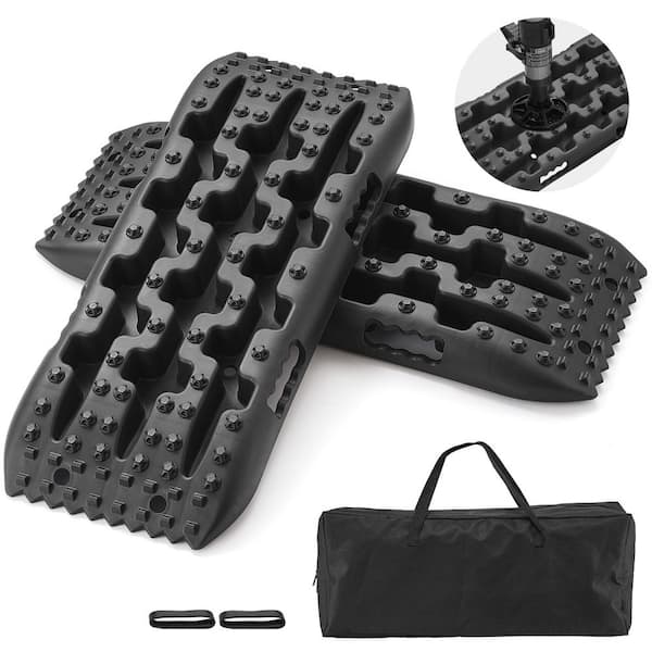 VEVOR 10 TON Traction Boards with PP Material, Recovery Boards for Off-road Vehicles/Cars/Pickups/SUVs/RVs, Pair Tire Mats