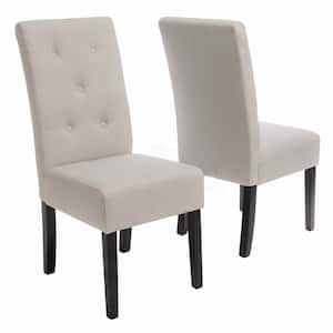 Taylor Natural Plain Fabric Dining Chair (Set of 2)