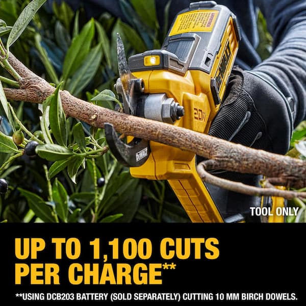 DEWALT DCPR320BWCB230C 20V MAX Cordless Battery Powered Pruner Kit with (1) 3Ah Battery & Charger - 3