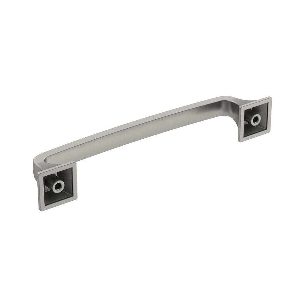Ville 5.88" Brushed Nickel Traditional Cabinet Bar Pull