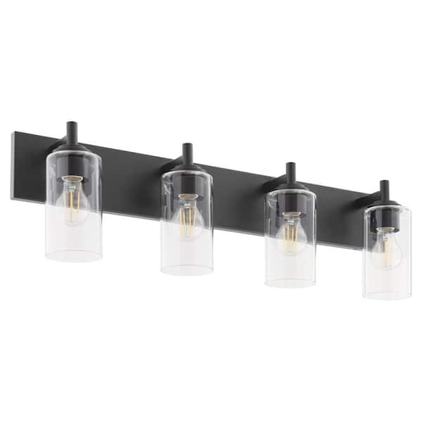 Quorum International Fallstaff 31.5 in. with 4-Light Matte Black Vanity