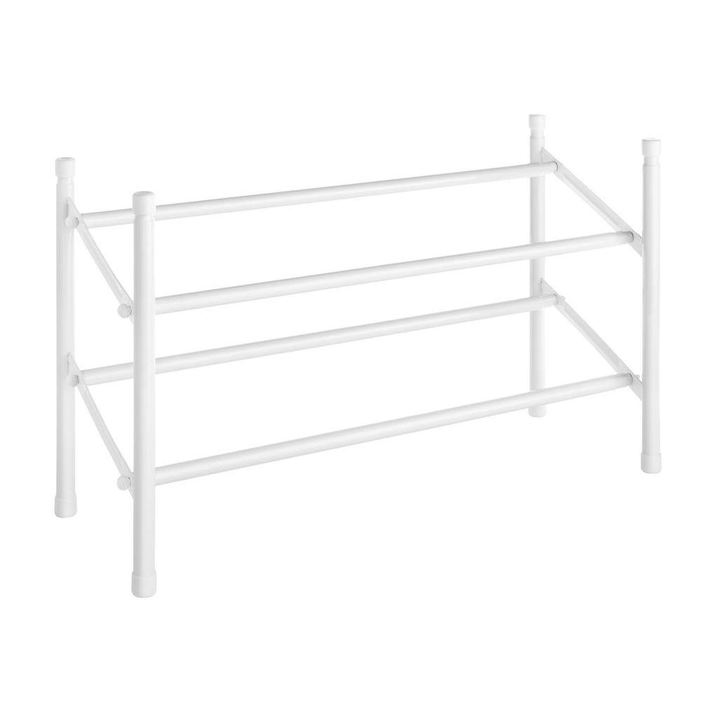 62 in. H 55-Pair Black Metal Shoe Rack shoes-356 - The Home Depot