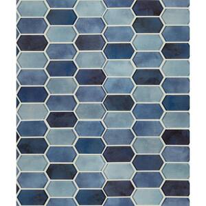 Boathouse Picket 10 in. x 12 in. x 8 mm Glass Mesh-Mounted Mosaic wall Tile ( 8.3 sq. ft./case )