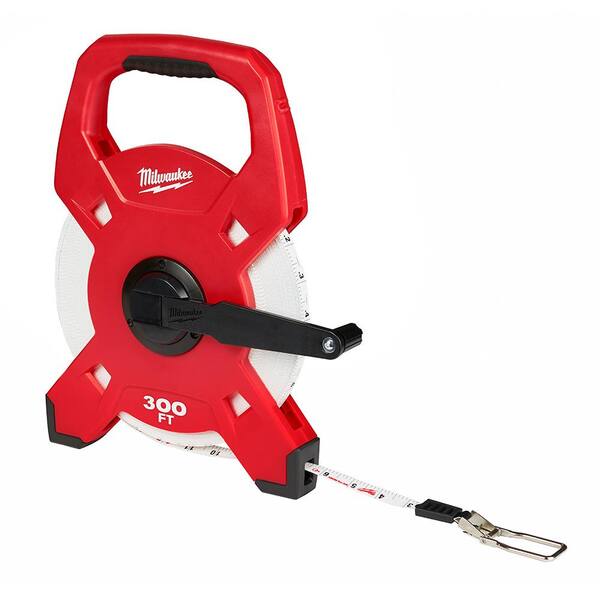 Milwaukee 300 ft. Fiberglass Open Reel Long Tape 48-22-5303 - The