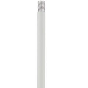 White 12" Length Rod Extension Stem