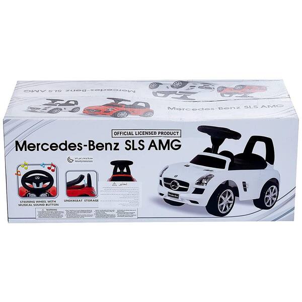 BEST RIDE ON CARS Baby Toddler Ride-On Mercedes Benz Push Car with Sounds,  White Mercedes Push Car White - The Home Depot