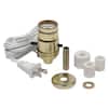 Commercial Electric Brushed Nickel DIY Make-a-Lamp Bottle Adaptor Kit  804854 - The Home Depot
