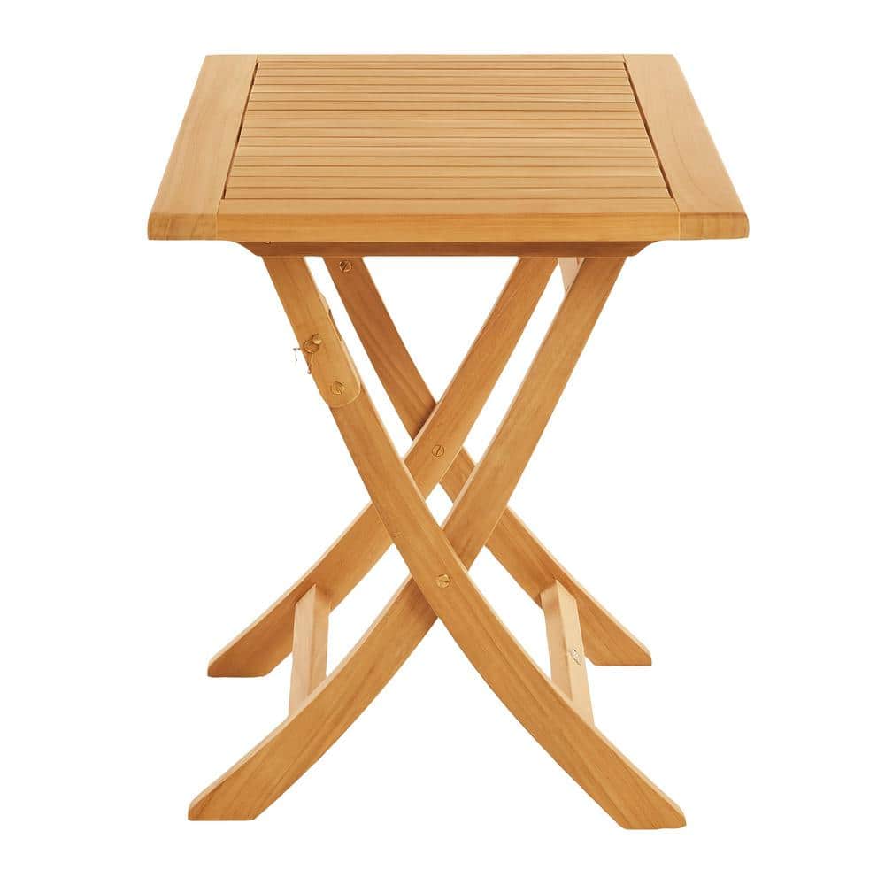 Colorado Rectangular Teak Folding Dining Table 36 x 24