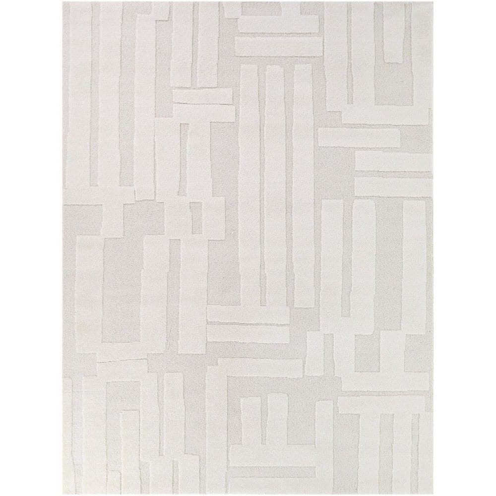 Caspar Cream 5 ft. 3 in. x 7 ft. Global Geometric Area Rug price history on PriceWatchPro