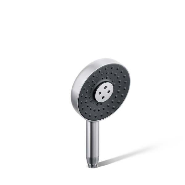KOHLER Statement 3-Spray Patterns with 2.5 GPM 5.125 in. Wall Mount Handheld Shower Head in Polished Chrome