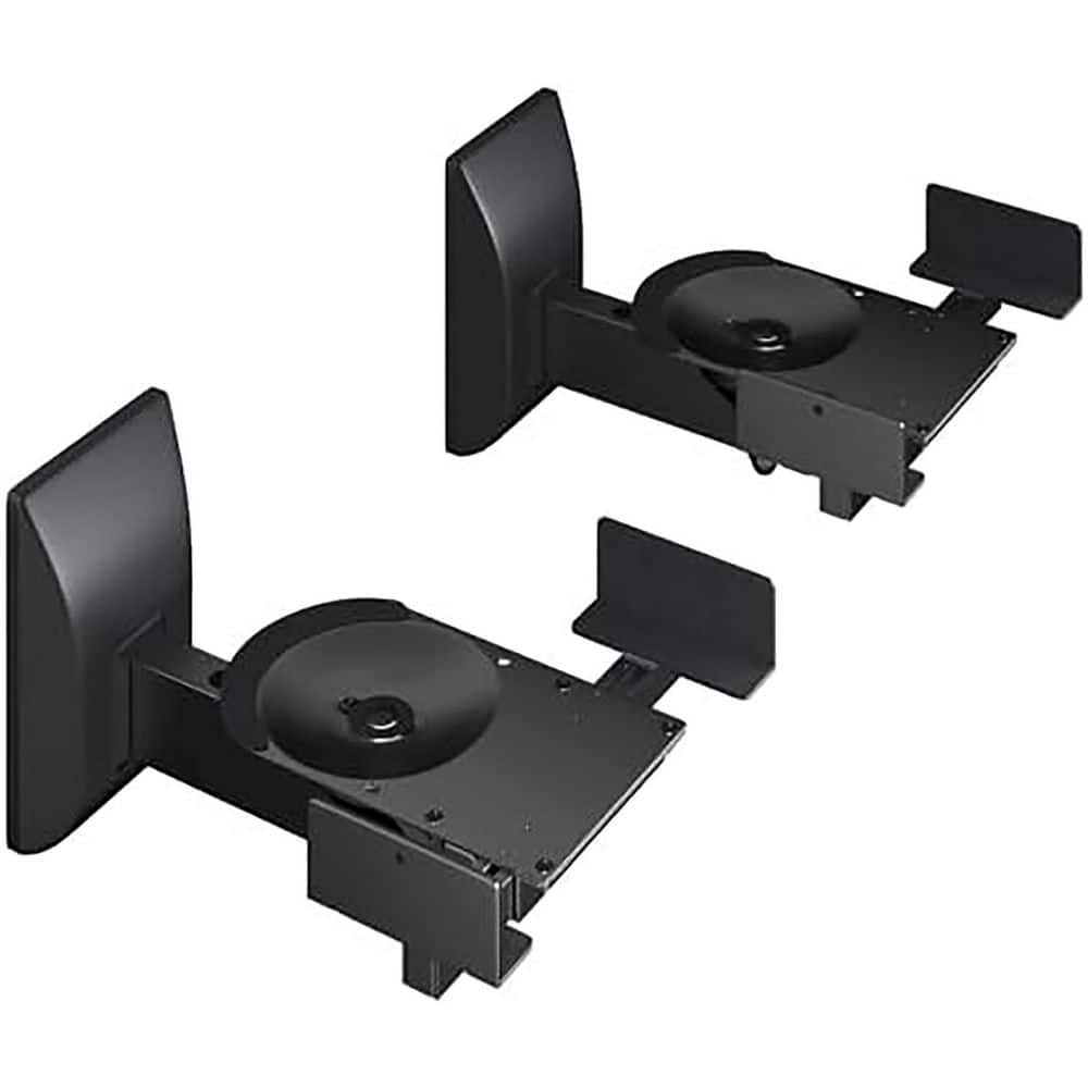 Dual Speaker Wall Mount Universal Side Clamping Brackets for Surround Sound Holds up to 55 lbs Black 2 Pack price history on PriceWatchPro