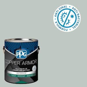 1 gal. PPG10-08 Gale Force Semi-Gloss Antiviral and Antibacterial Interior Paint with Primer