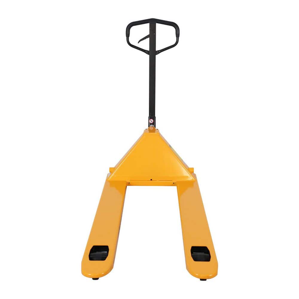 Yellow 5,500 lbs. Warehouse Hand Pallet Truck 48 x 27 in. Fork Size Manual Pallet Jack 7.3 in. Lifting, Nylon Wheels price history on PriceWatchPro