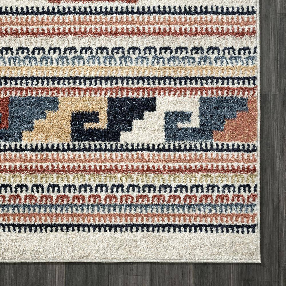 Sedona Southwestern Geometric 6' x 9' Red Synthetic Area Rug