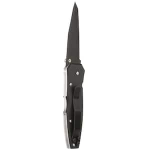 2.75 in. Stainless Steel Straight Edge Tanto Pocket Knife