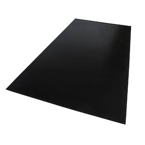 48 in. x 24 in. x 0.079 in. Foam PVC Black Sheet