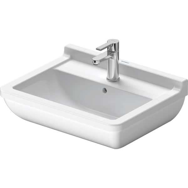 Duravit 21.63 in. Ceramic Retangular Vessel Sink in White