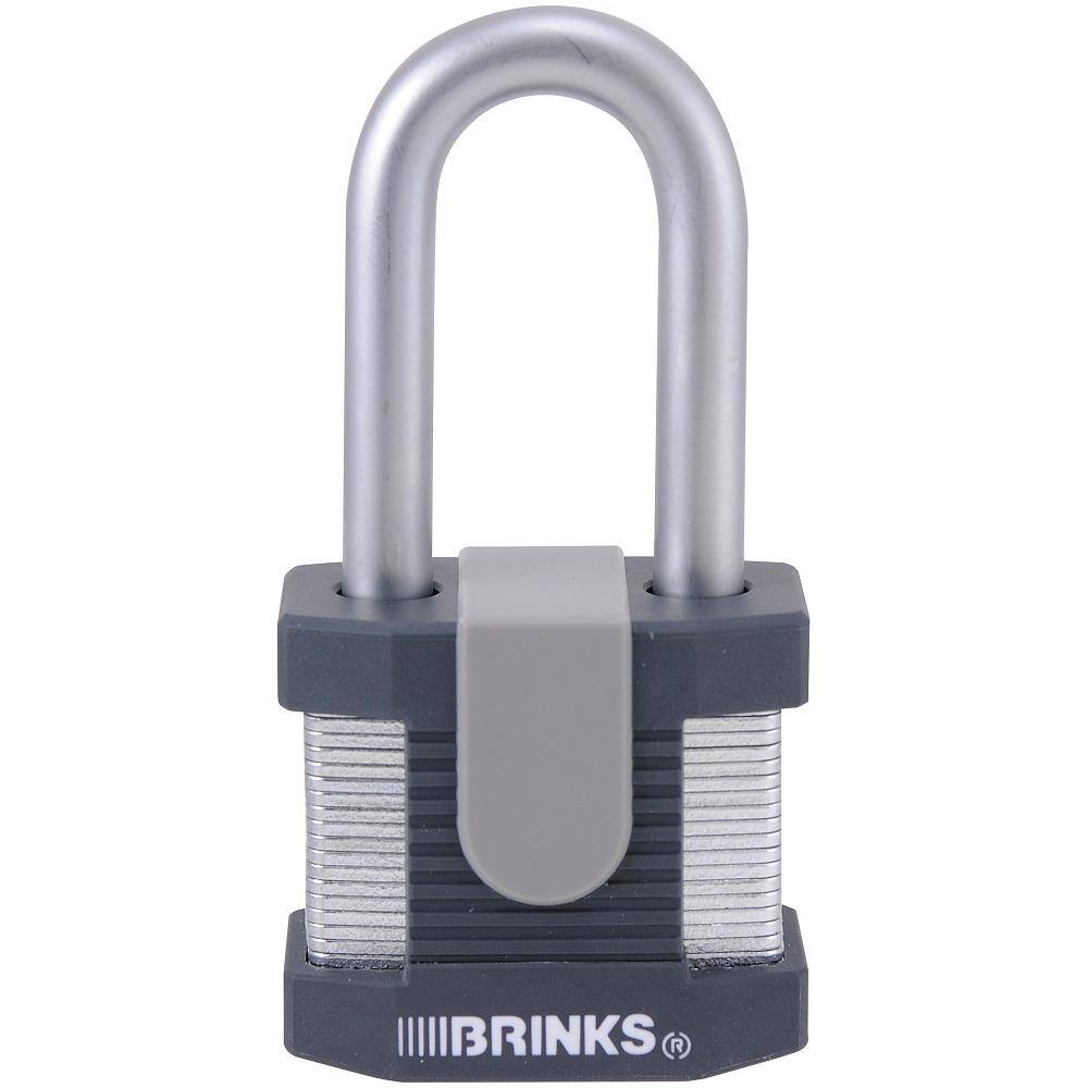 Brinks 2 in. Solid Steel Commercial Padlock with Boron Shackle 672-52001