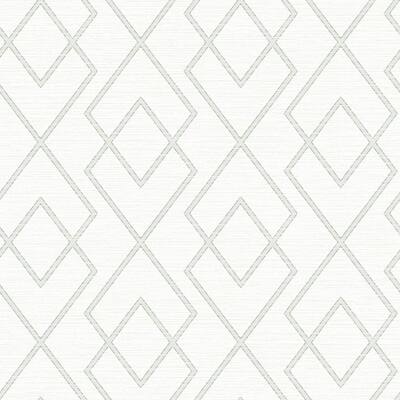Blaze Off-White Trellis Paper Strippable Roll (Covers 56.4 sq. ft.)