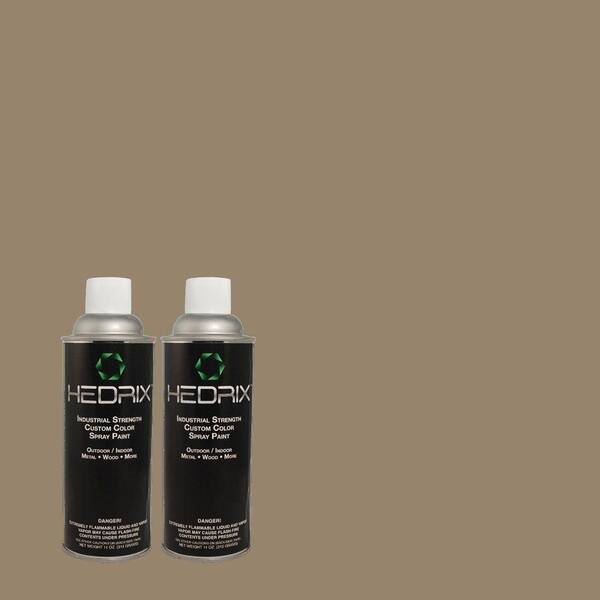 Hedrix 11 oz. Match of MQ2-53 Smoky Trout Gloss Custom Spray Paint (8-Pack)