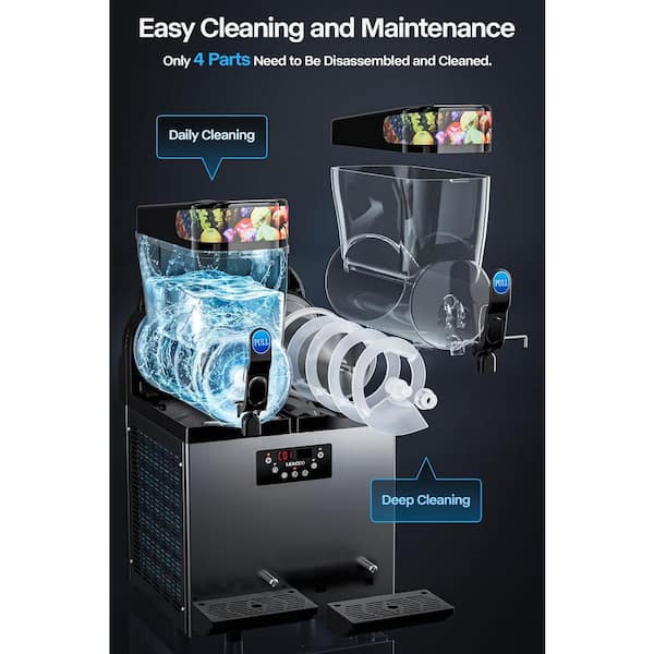 その他 Sluch ice machine Deeshe 1008 oz. Stainless Steel Countertop Snow Cone Machine