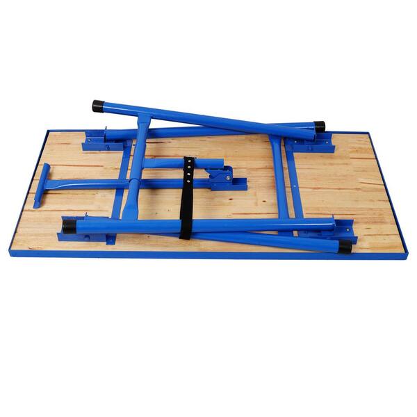 660 lbs. Load Capacity 47 in. Steel Foldable Work Bench for