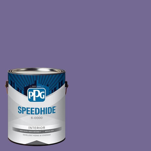 SPEEDHIDE 1 gal. PPG1175-6 Purple Grapes Eggshell Interior Paint