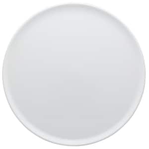 ColorStax Stripe Brown 11.5 in. (Brown) Porcelain Round Serving Platter