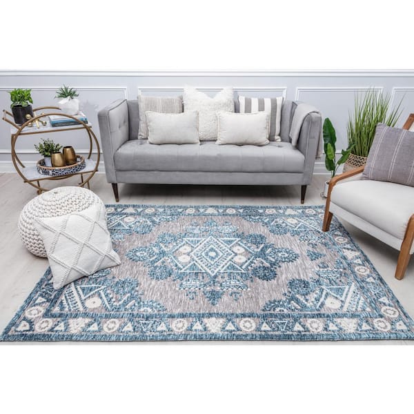 Blue Wonder 5 ft. x 7 ft. Indoor Area Rug