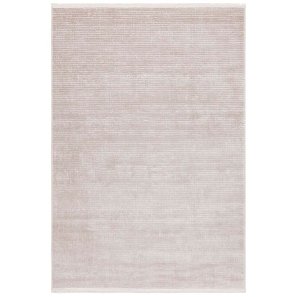 SAFAVIEH Whisper 5 ft. x 8 ft. Beige/Ivory Solid Striped Area Rug
