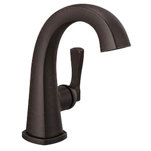 Stryke Single Handle Single Hole Bathroom Faucet with Metal Pop-Up Assembly in Venetian Bronze