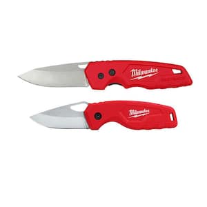 Milwaukee 3 in. Hardline D2 Steel Smooth Blade Pocket Folding Knife  48-22-1994 - The Home Depot