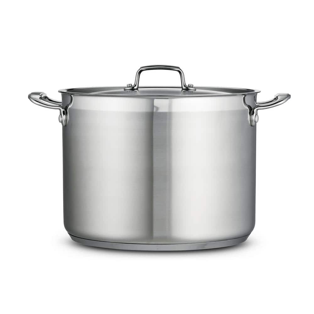 16 Qt Stainless Steel Stock Pot with Lid