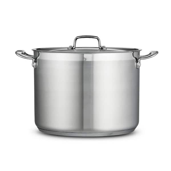 Gourmet Prima 16 qt. Stainless Steel Stock Pot with Lid Gourmet Prima 16 qt. Stainless Steel Stock Pot with Lid
