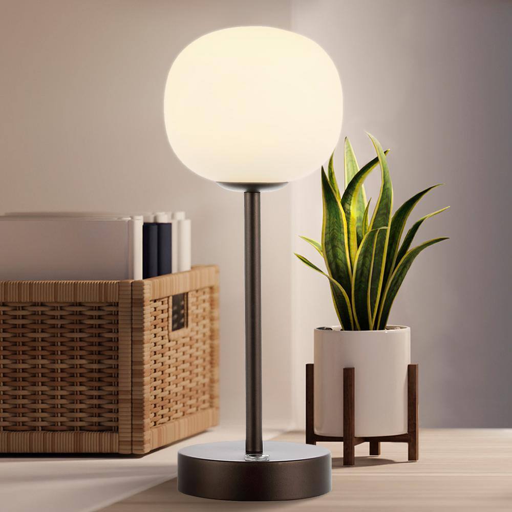 Natalia 12.25" Oil-Rubbed Bronze Cordless LED Table Lamp