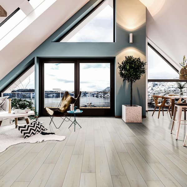 Take Home Sample-7 in. x 7 in. Silverbow Waterproof Click Lock Rigid Core Luxury Vinyl Plank Flooring