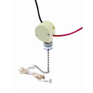 3-Amp Single-Pole Single Circuit (On-Off) Pull Chain Switch