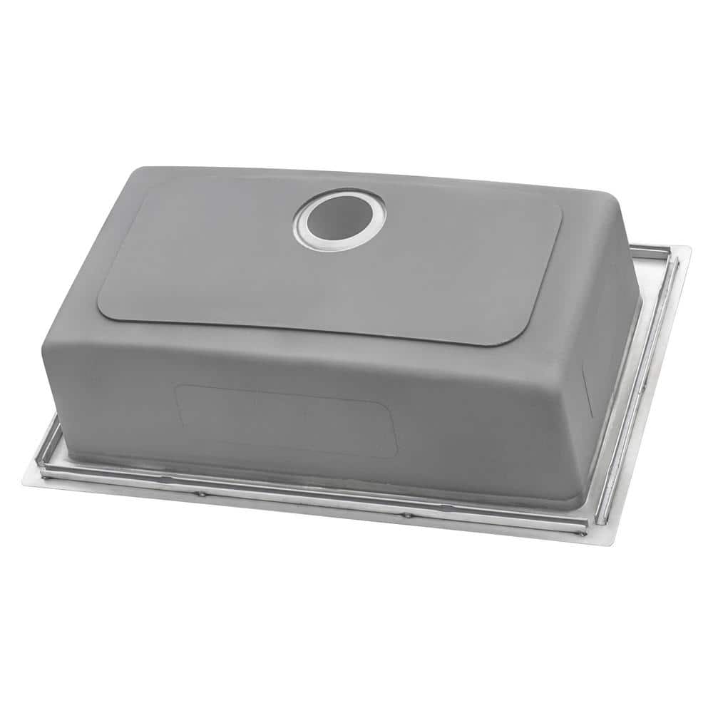 Ruvati 33 x 22 Inch Stainless Steel Drop-In Single Bowl Kitchen Sink
