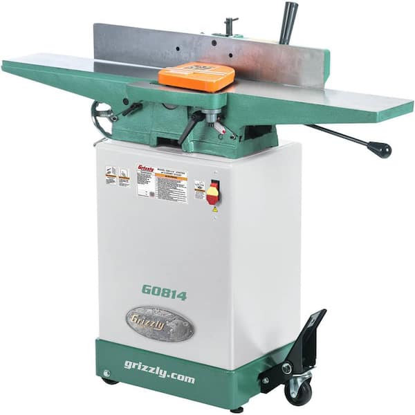 Grizzly Industrial 14 Amp 7 Amp 6 in. Corded Jointer with Cabinet